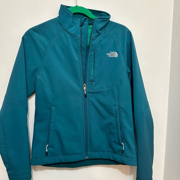 The North Face Track Jacket Womens Apex Bionic Turquoise Women’s Small - Picture 3 of 4